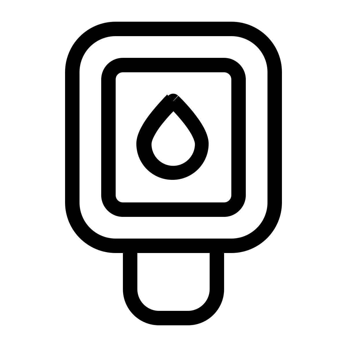 blood sugar test icon