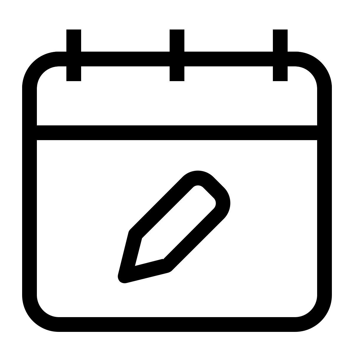 calendar edit icon