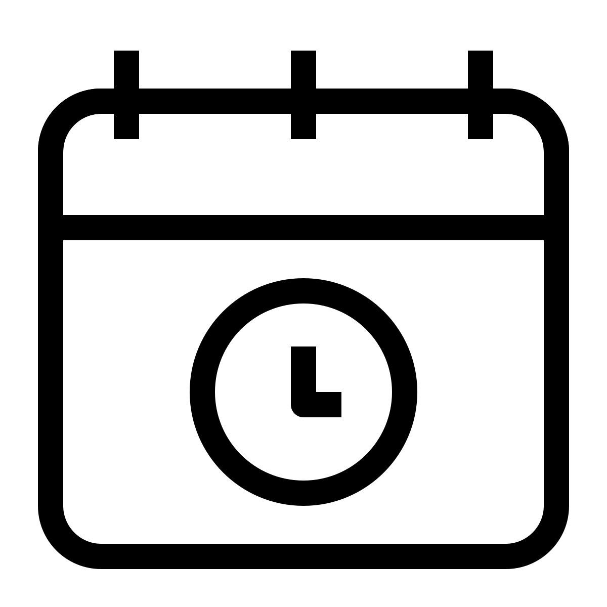calendar time icon