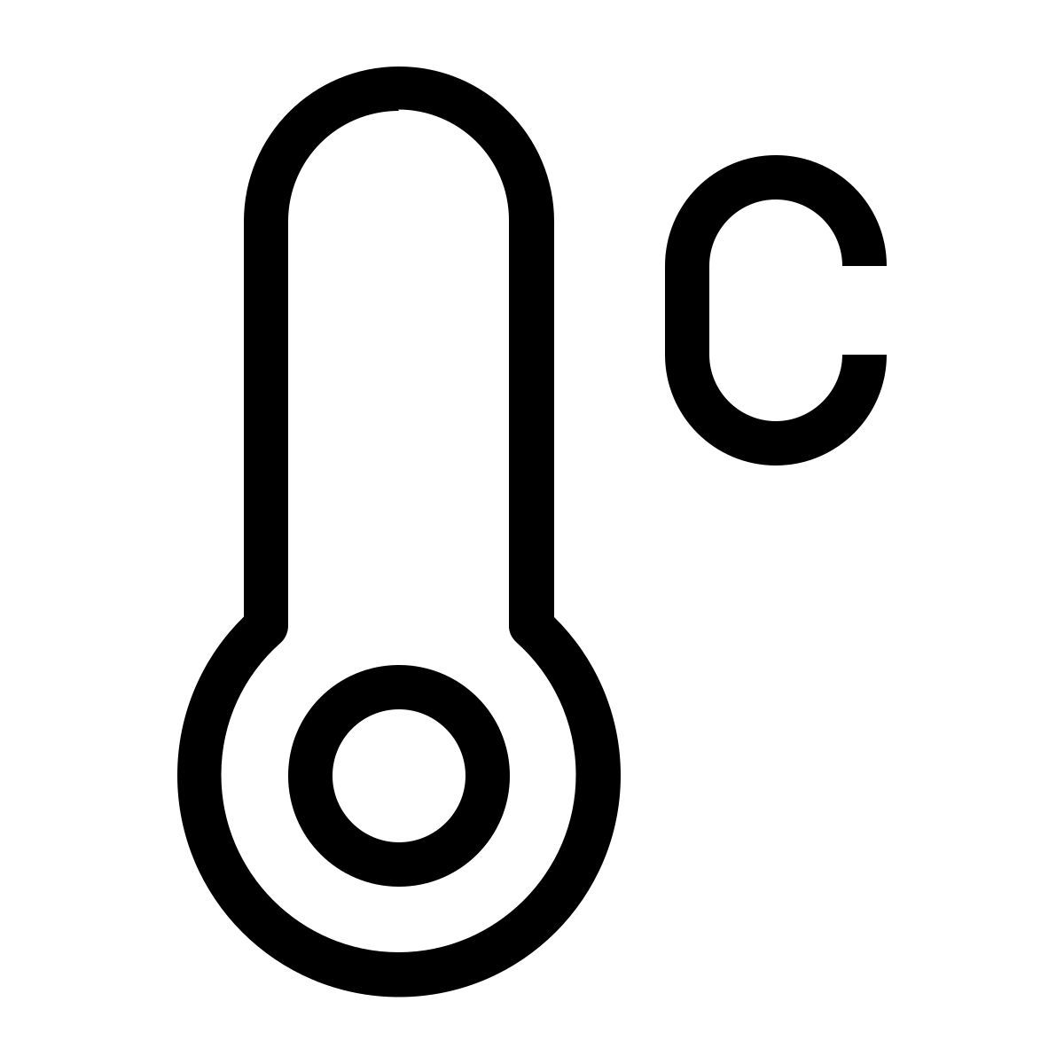 celcius thermometer icon