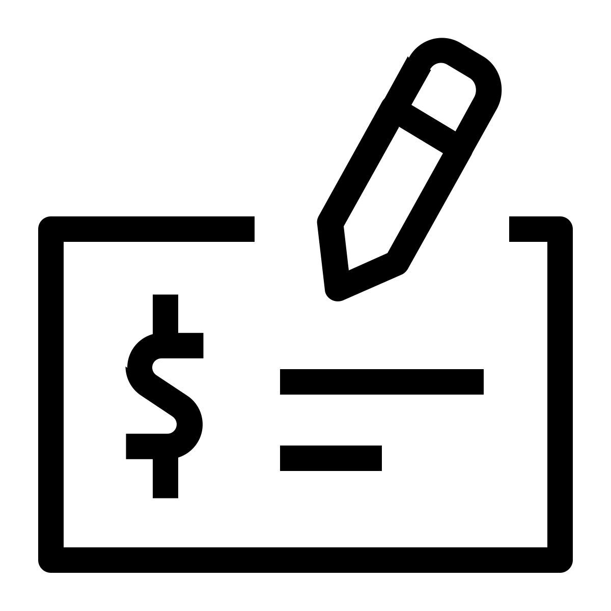 cheque icon
