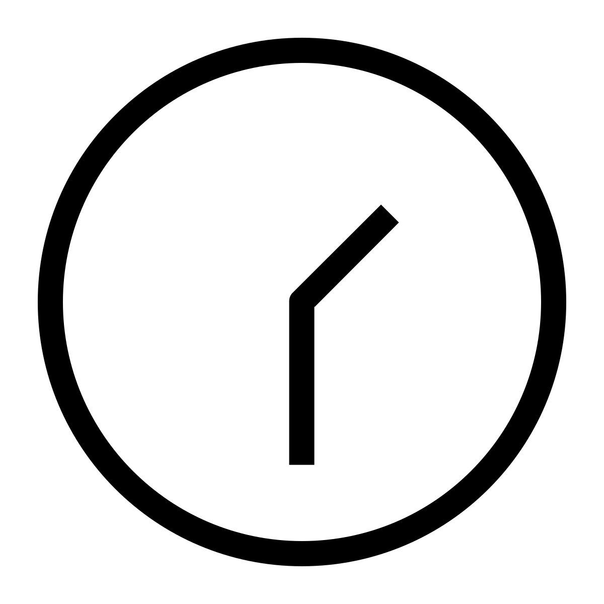 clock half past two icon