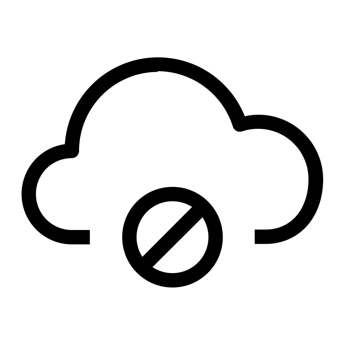 cloud block icon