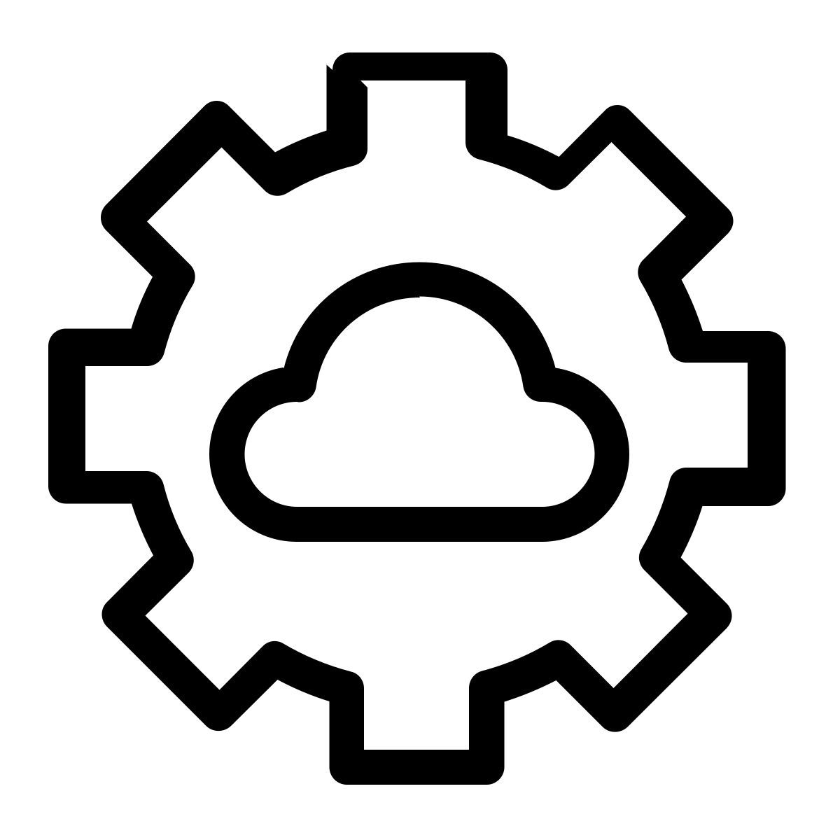 cloud optimization icon
