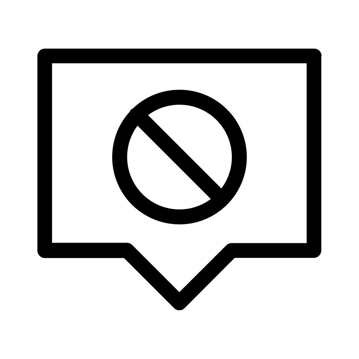 bloco de comentários icon