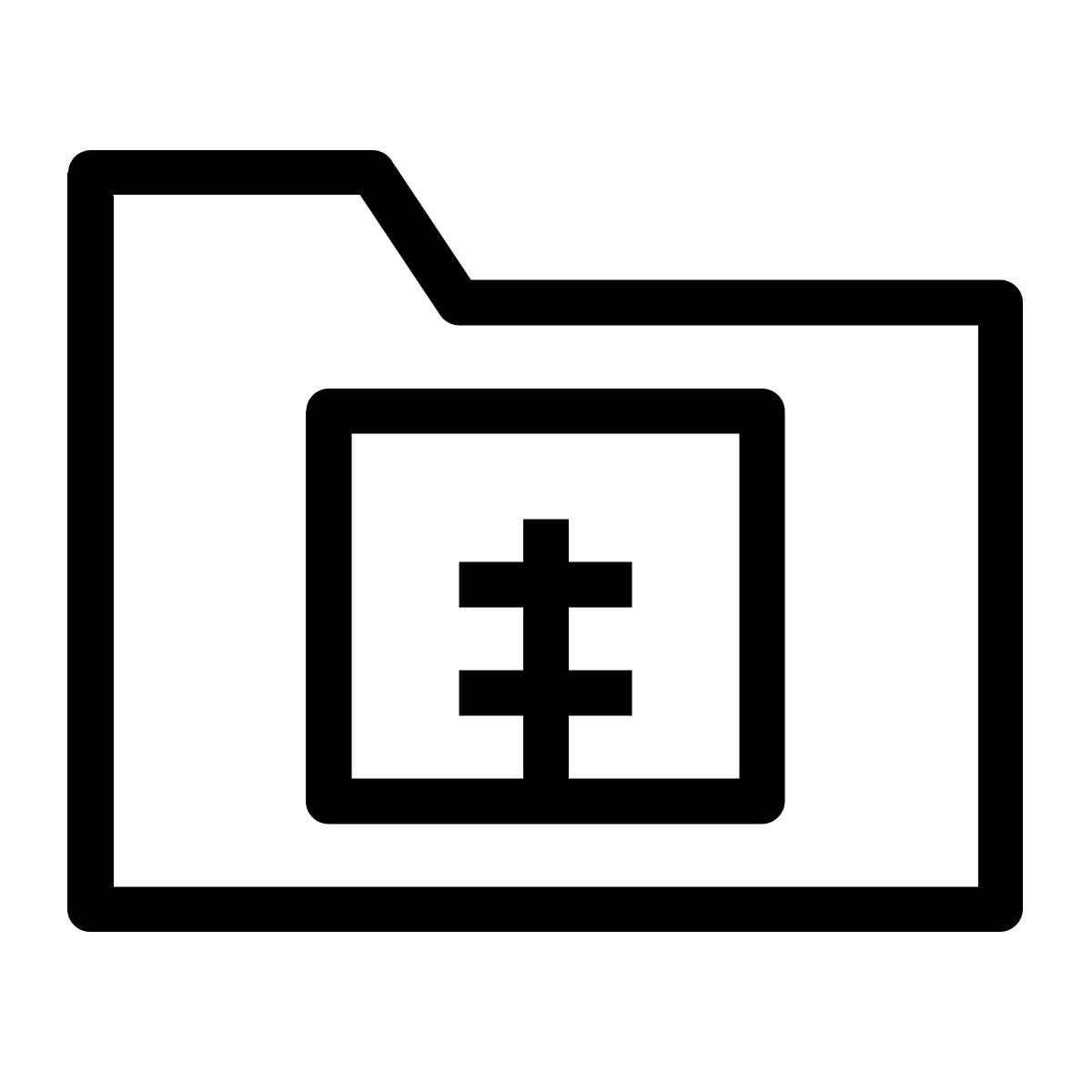 compresses folder icon