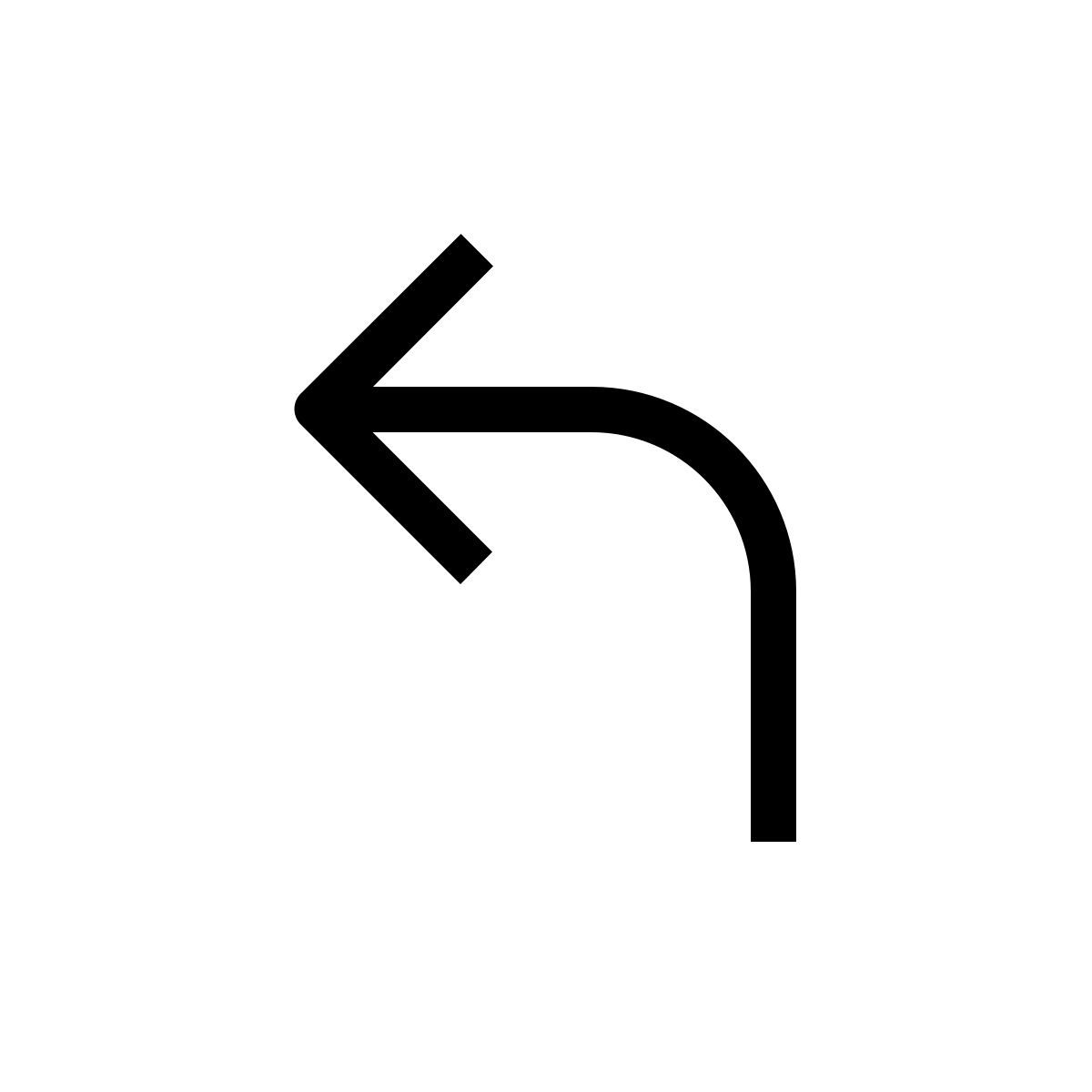 corner up left icon