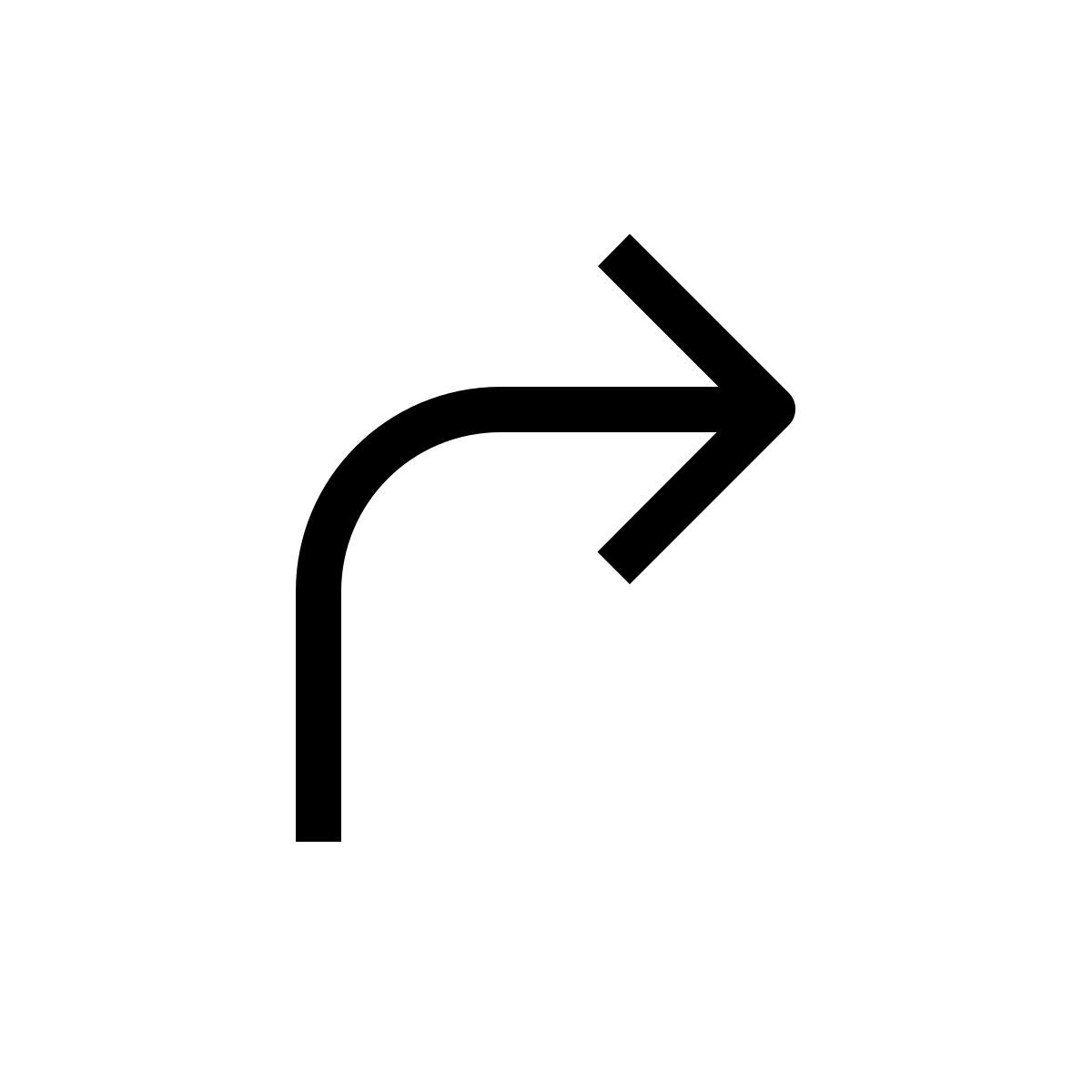 corner up right icon
