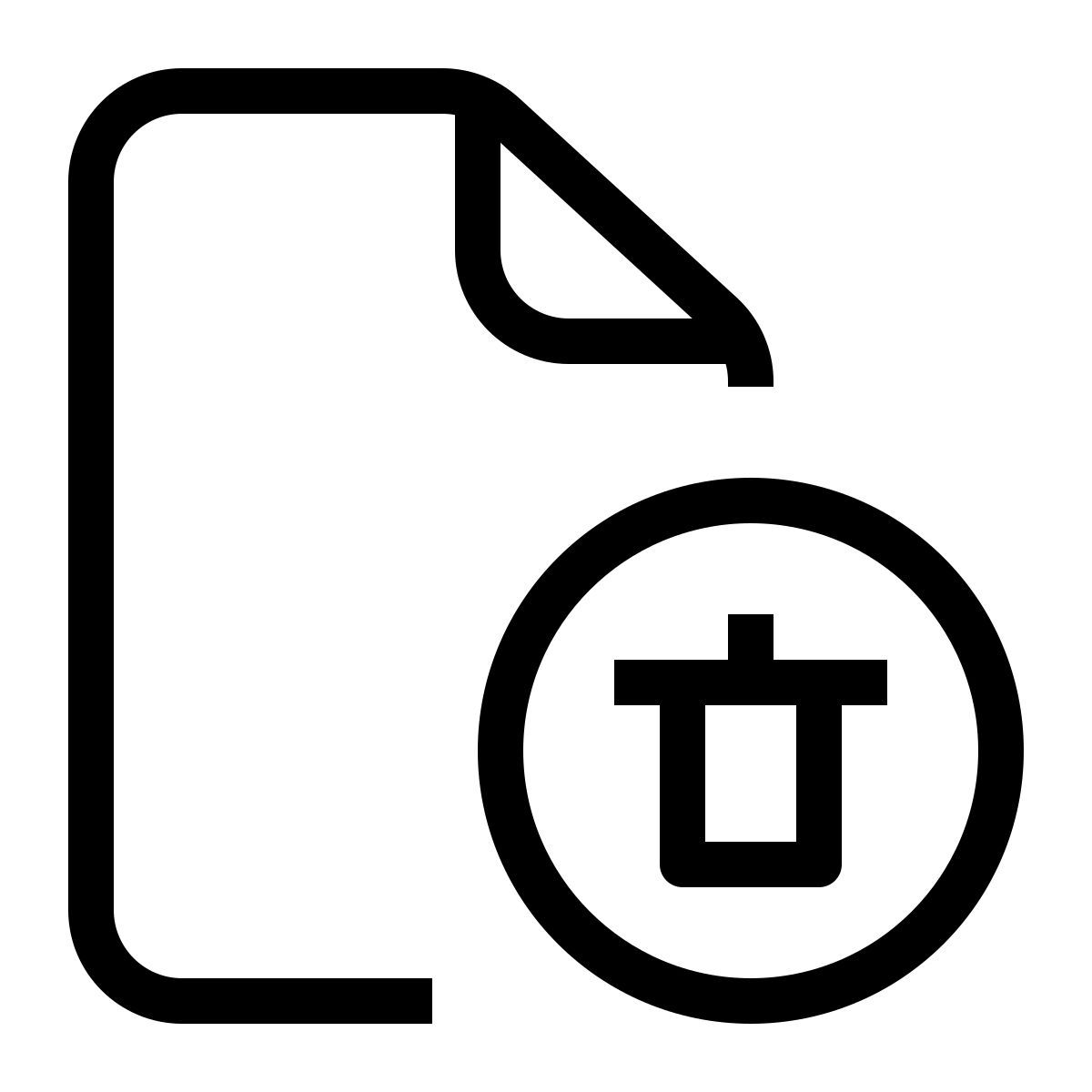 eliminar documento icon
