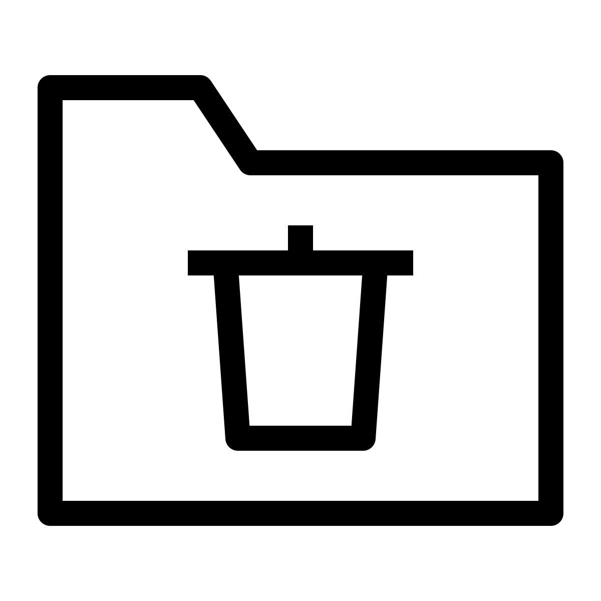 Elimina cartella icon