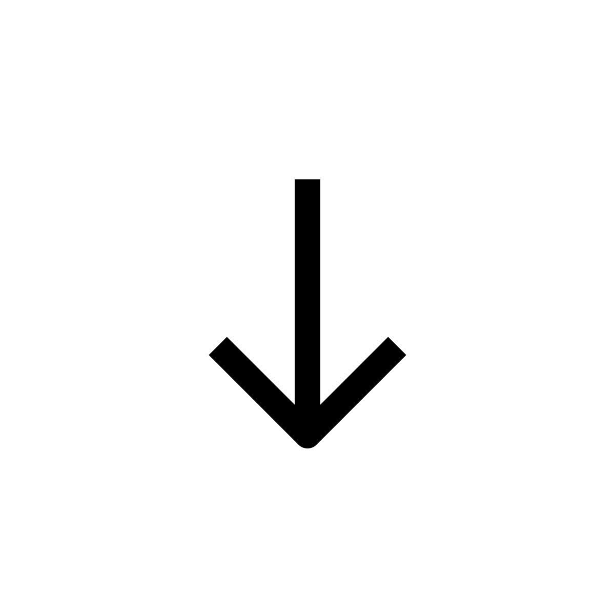 down arrow icon