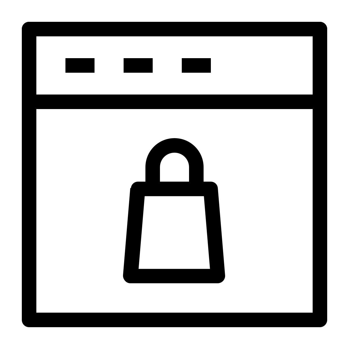 e commerce website icon
