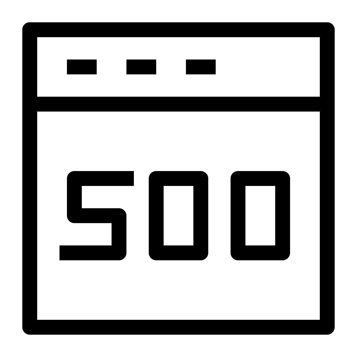 Fehler-Website icon