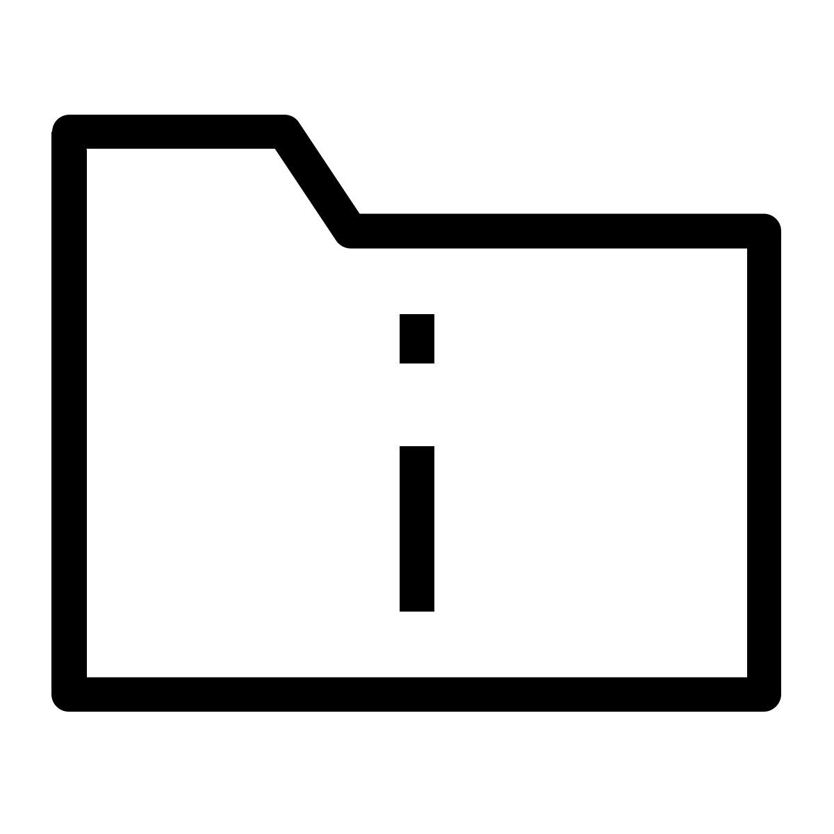 folder info icon