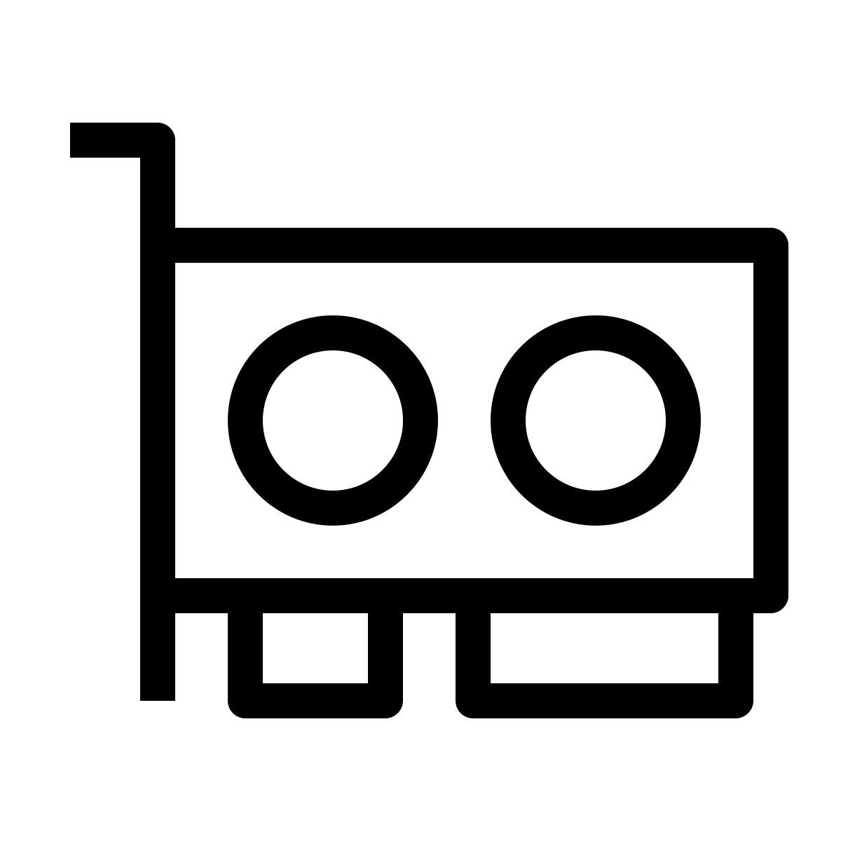placa gráfica icon