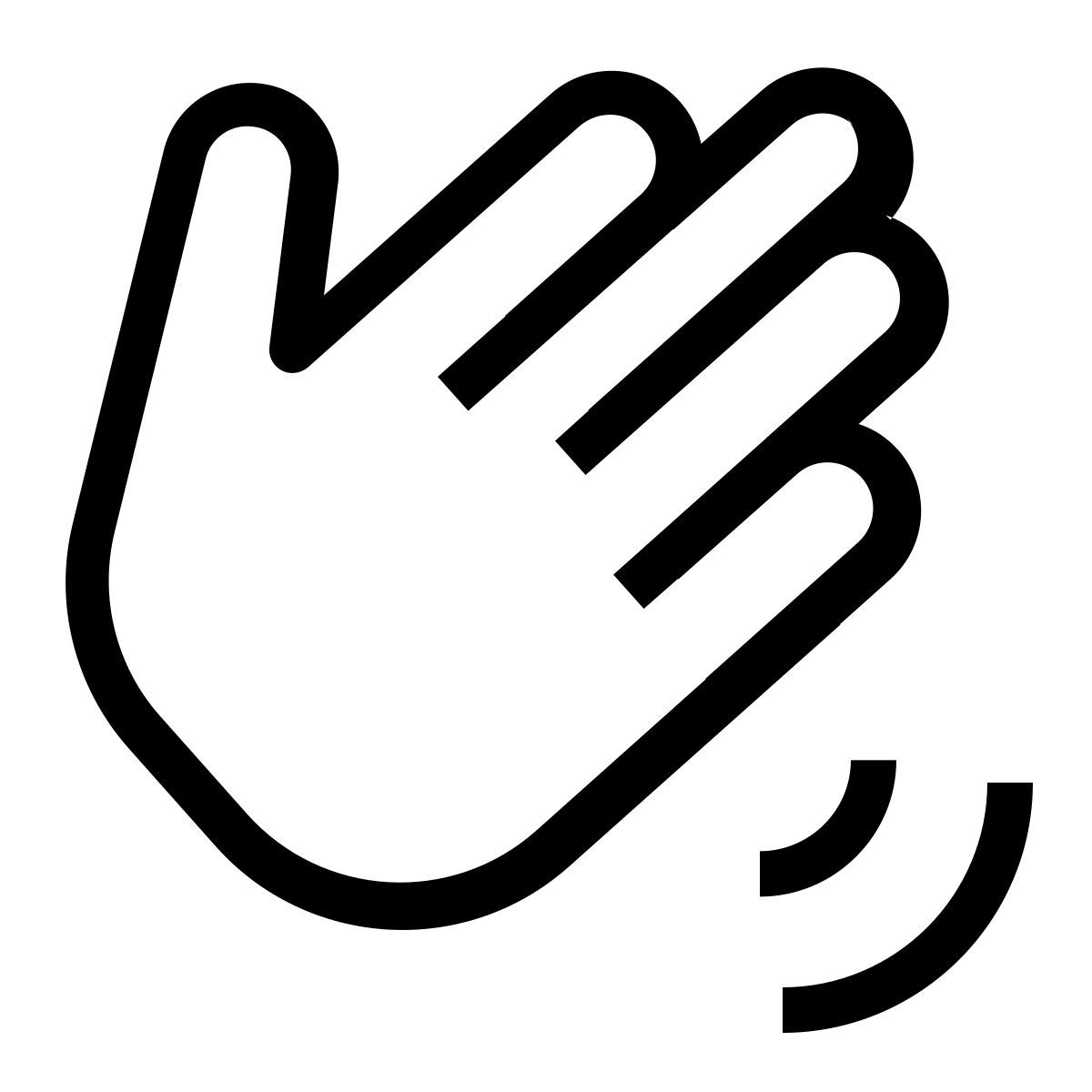 hand sensor icon