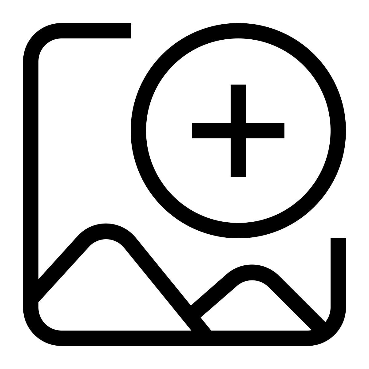 image plus icon