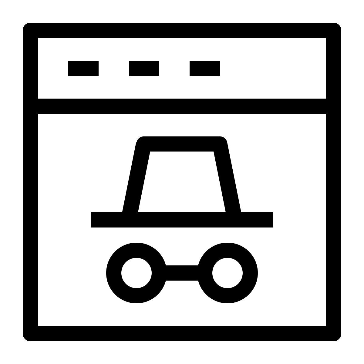 incognito website icon