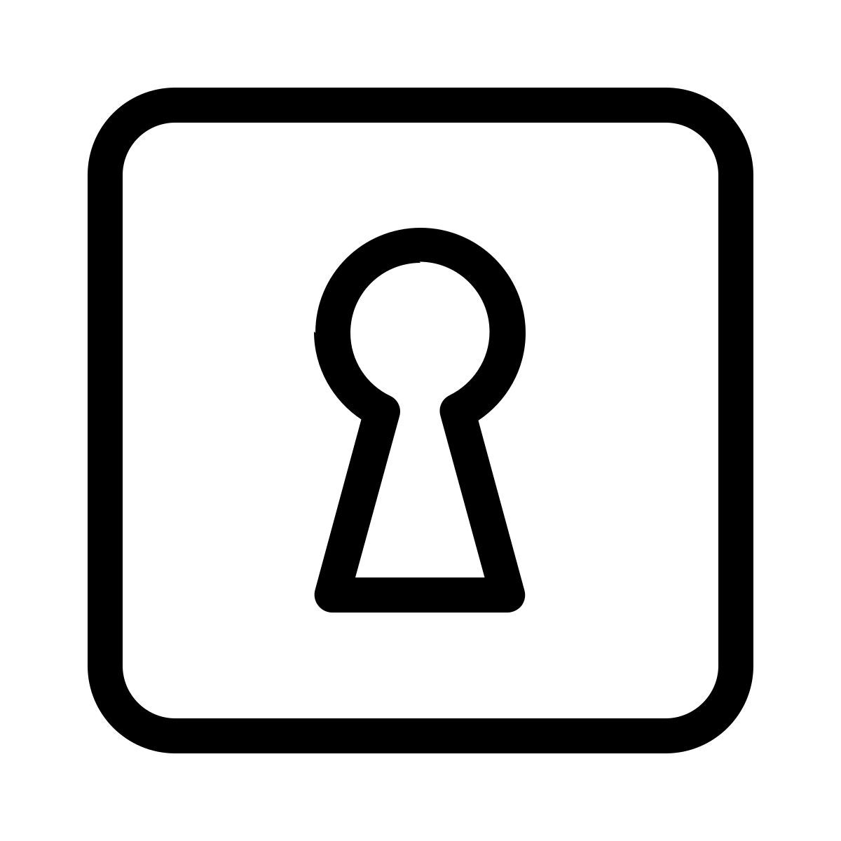 keyhole icon