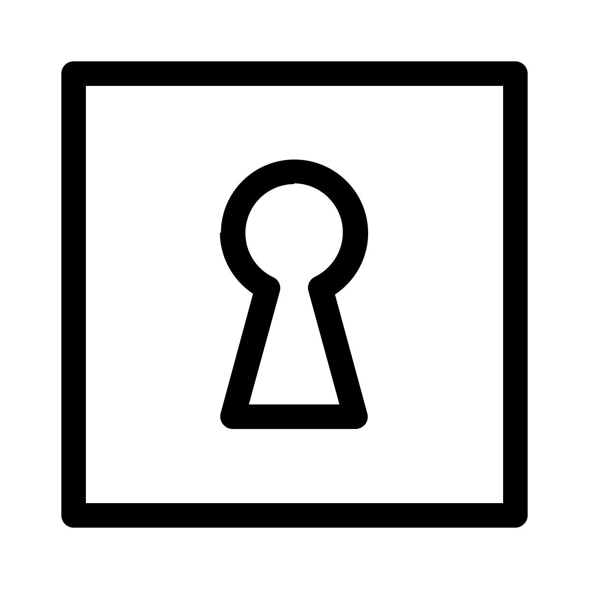keyhole icon