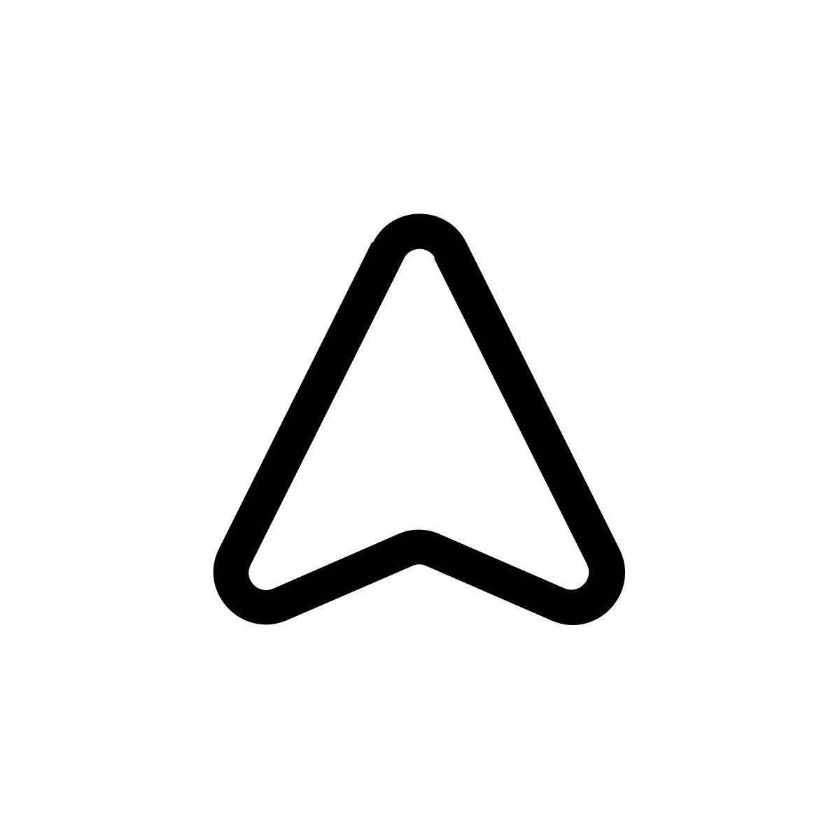 location arrow alternative icon