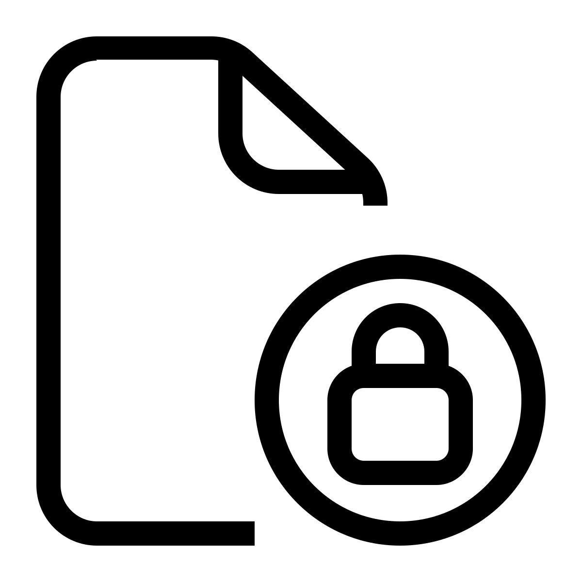 lock file icon