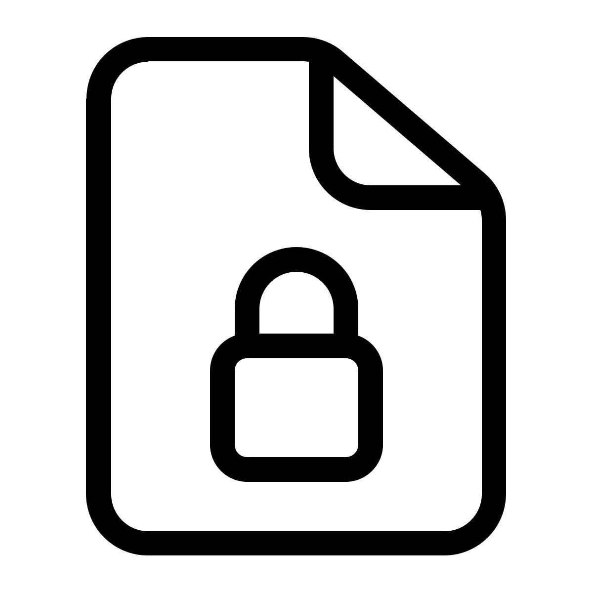 lock file icon