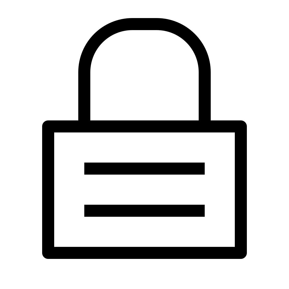 lock icon