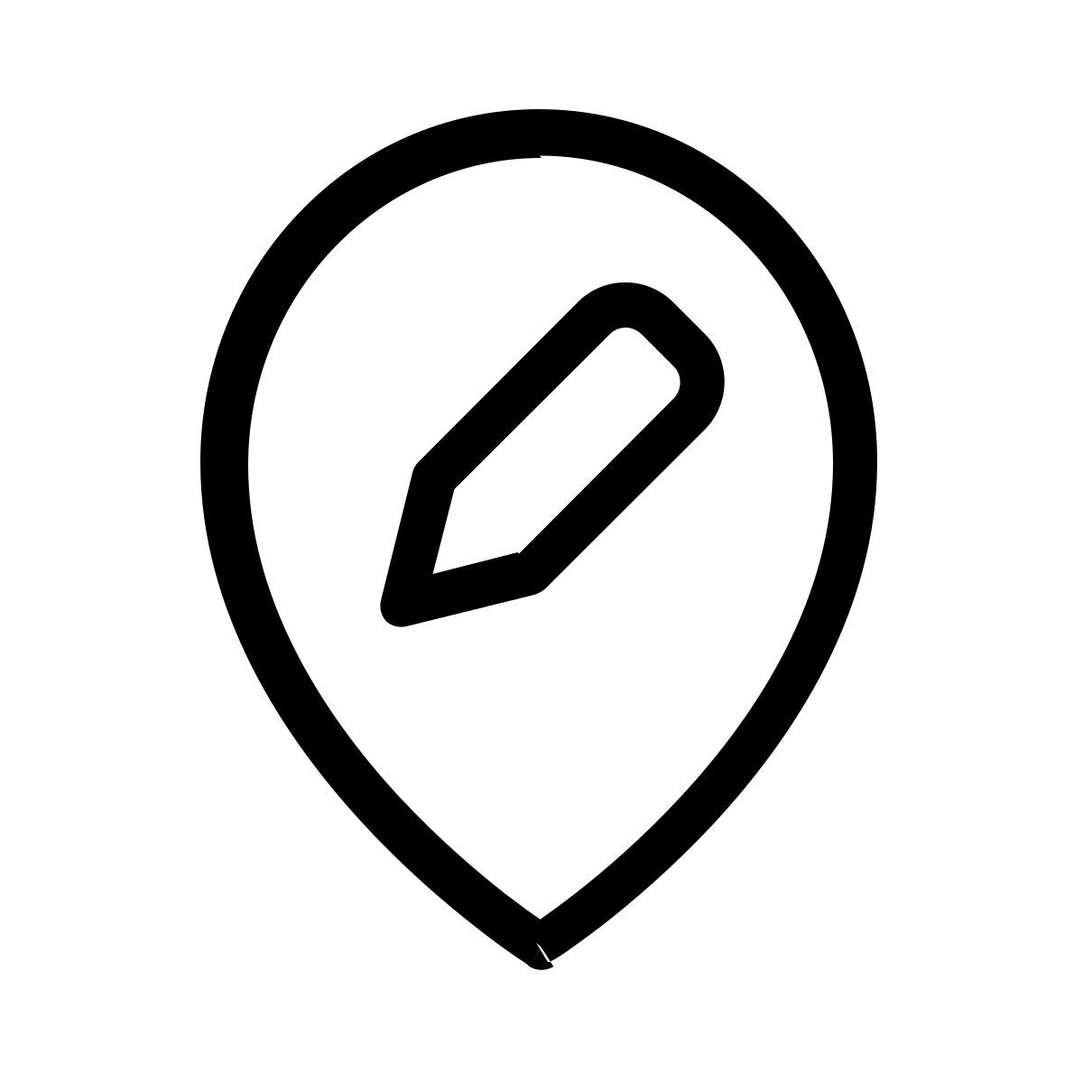 map marker edit icon