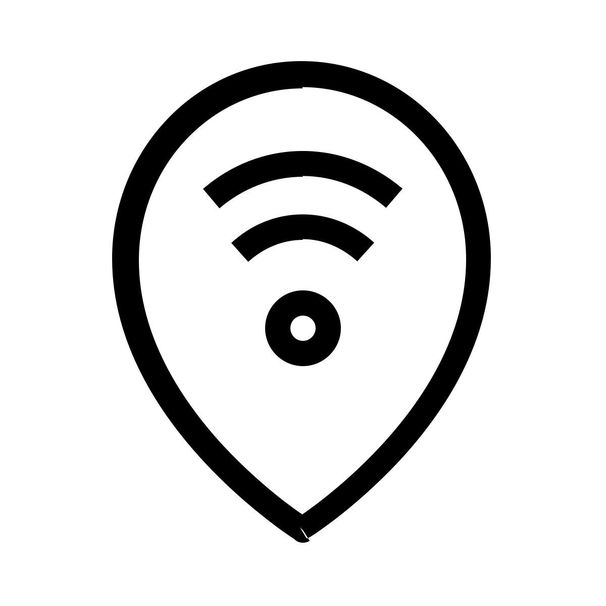 지도 마커 wifi icon