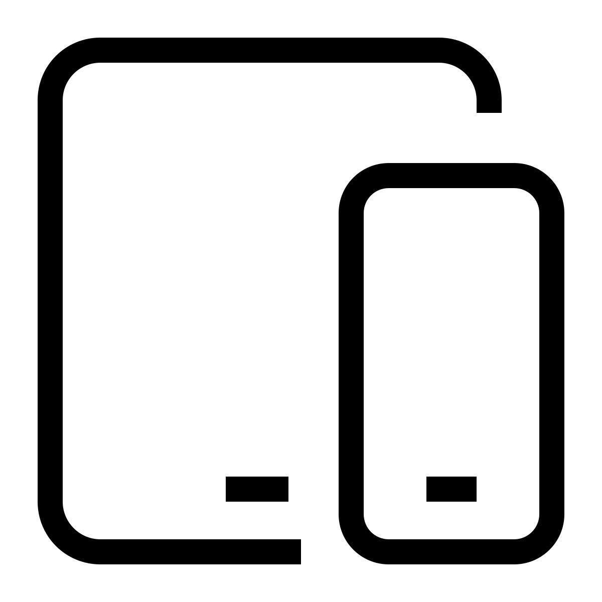 mobile and tablet icon