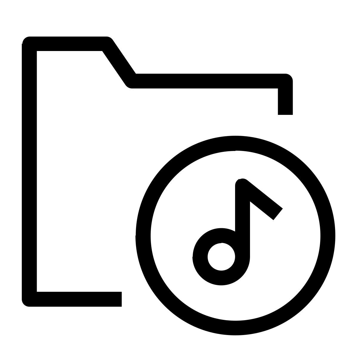 cartella musicale icon
