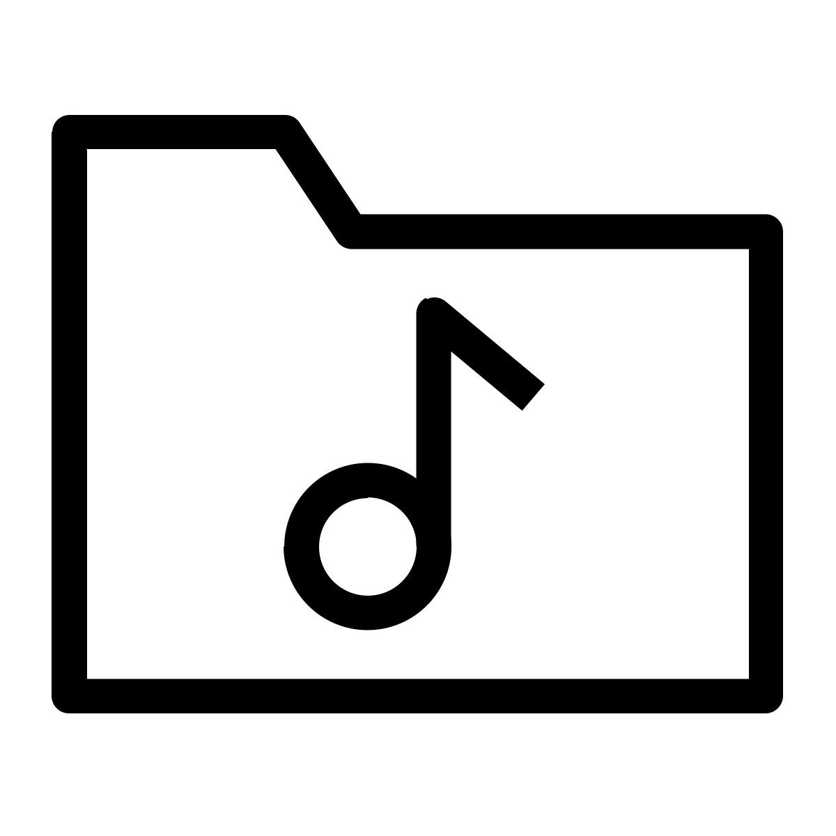 cartella musicale icon