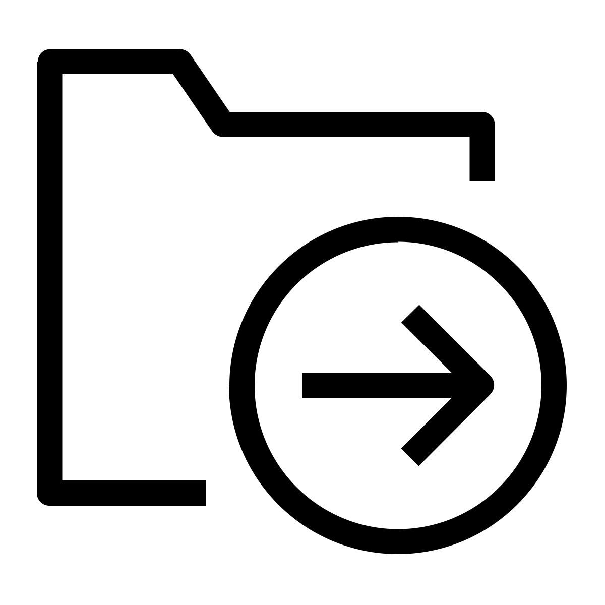 next folder icon