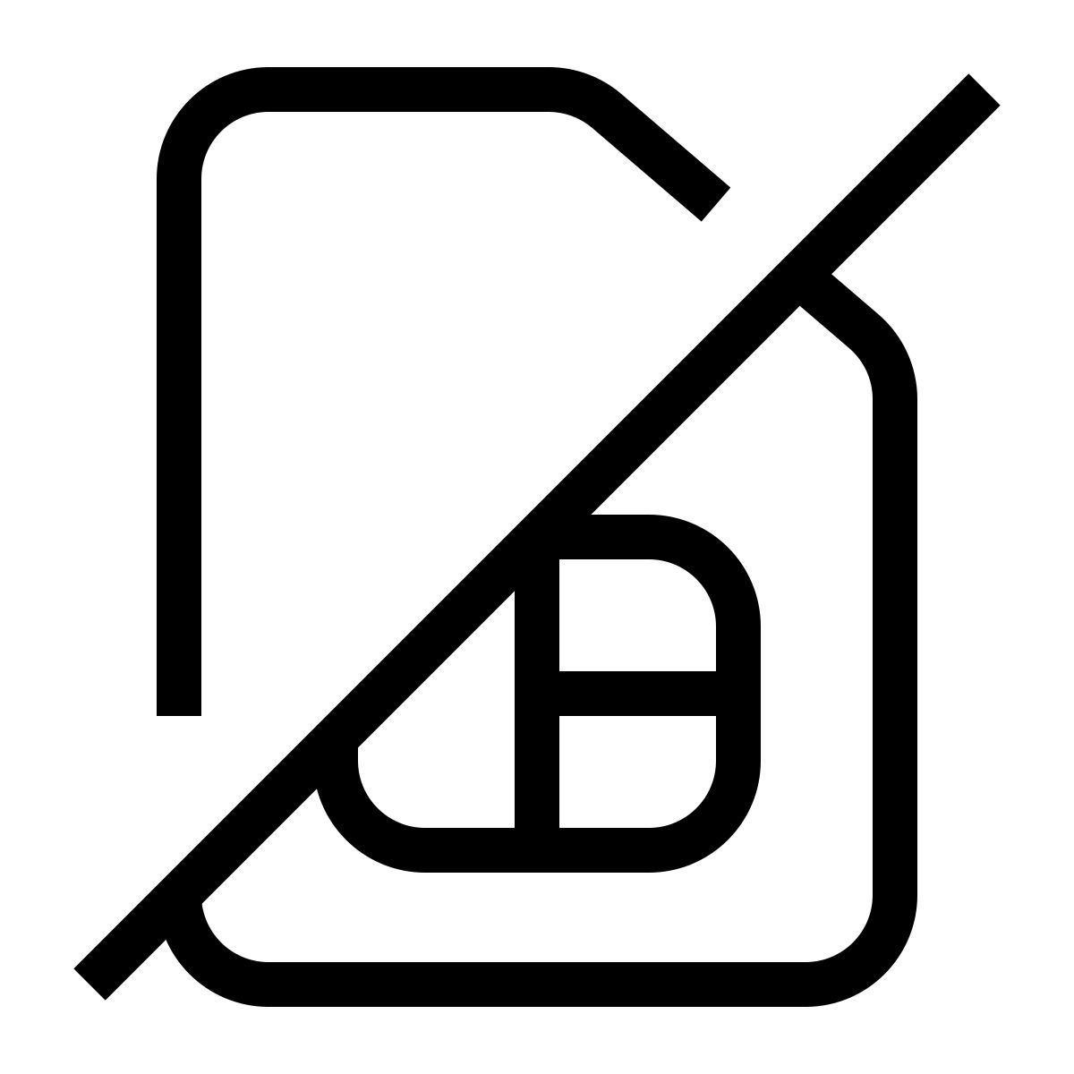 no sim card icon