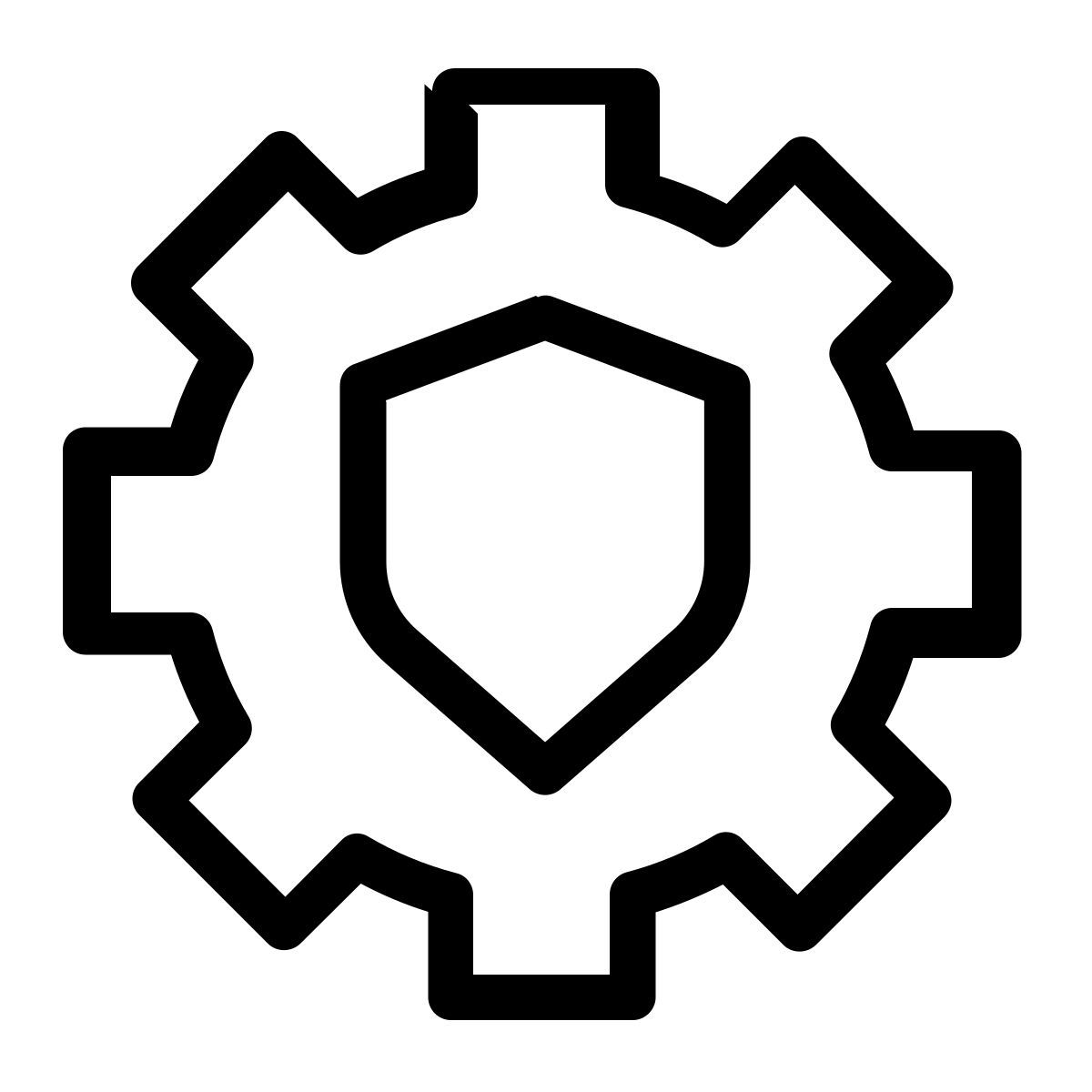 optimization shield icon