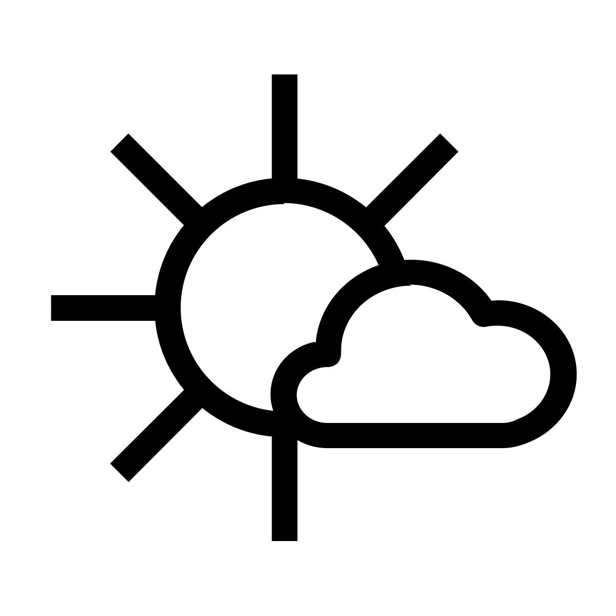 partly sunny icon