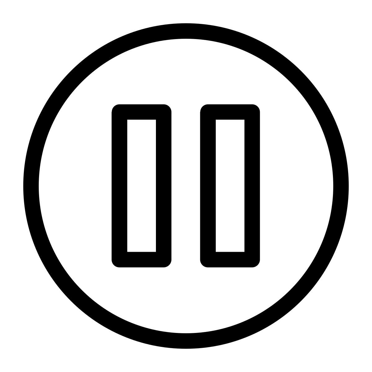 Pause button icon