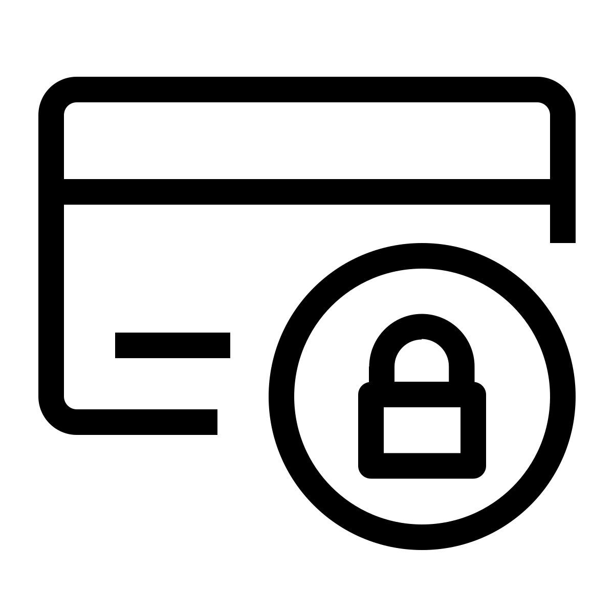 payment lock icon