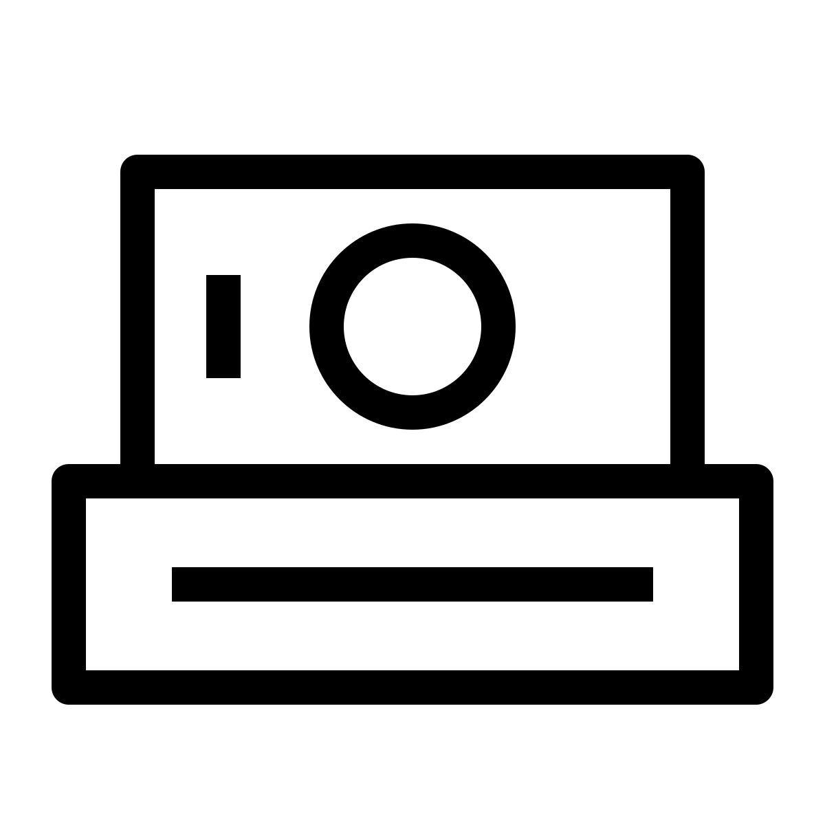 cámara polaroid icon