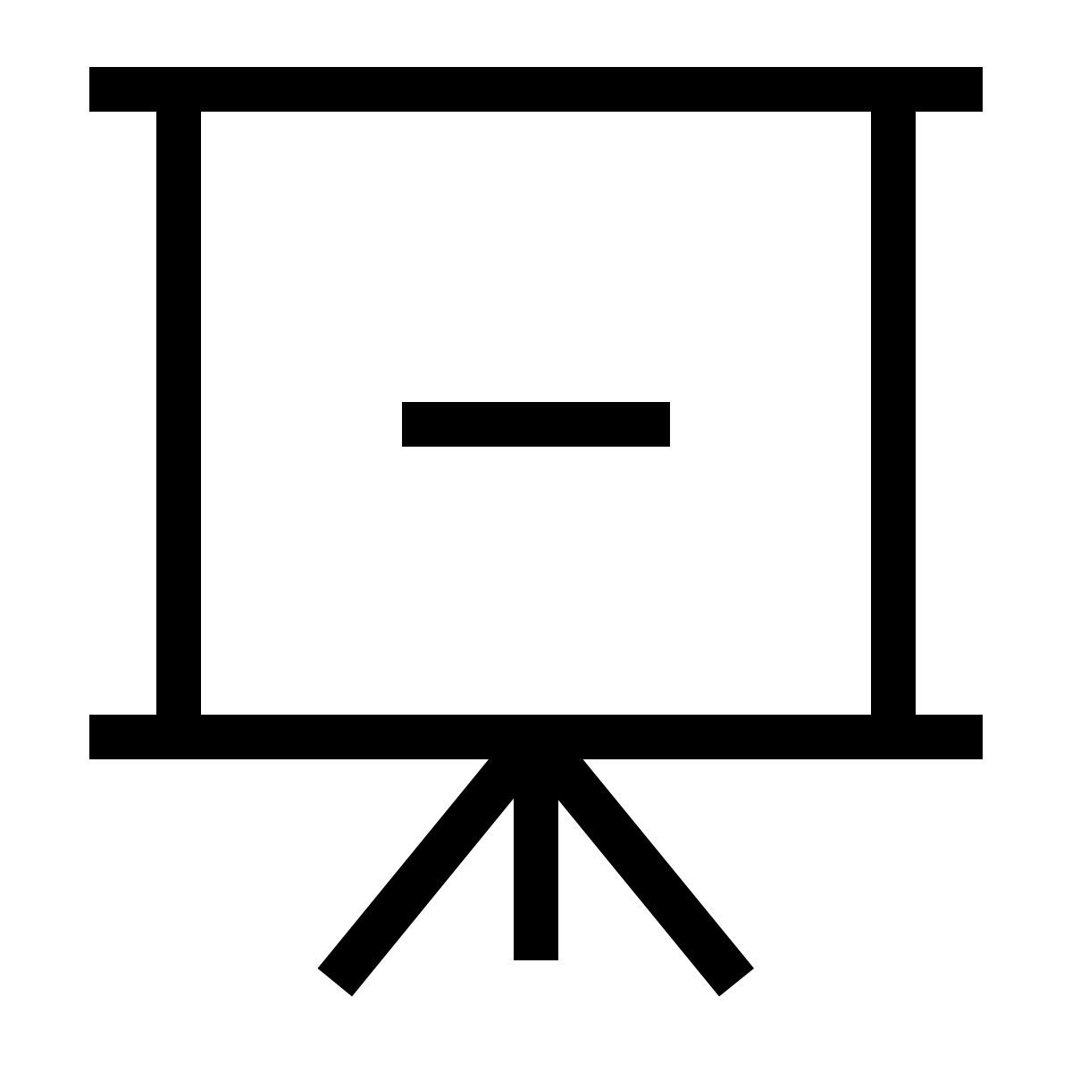 presentation minus icon