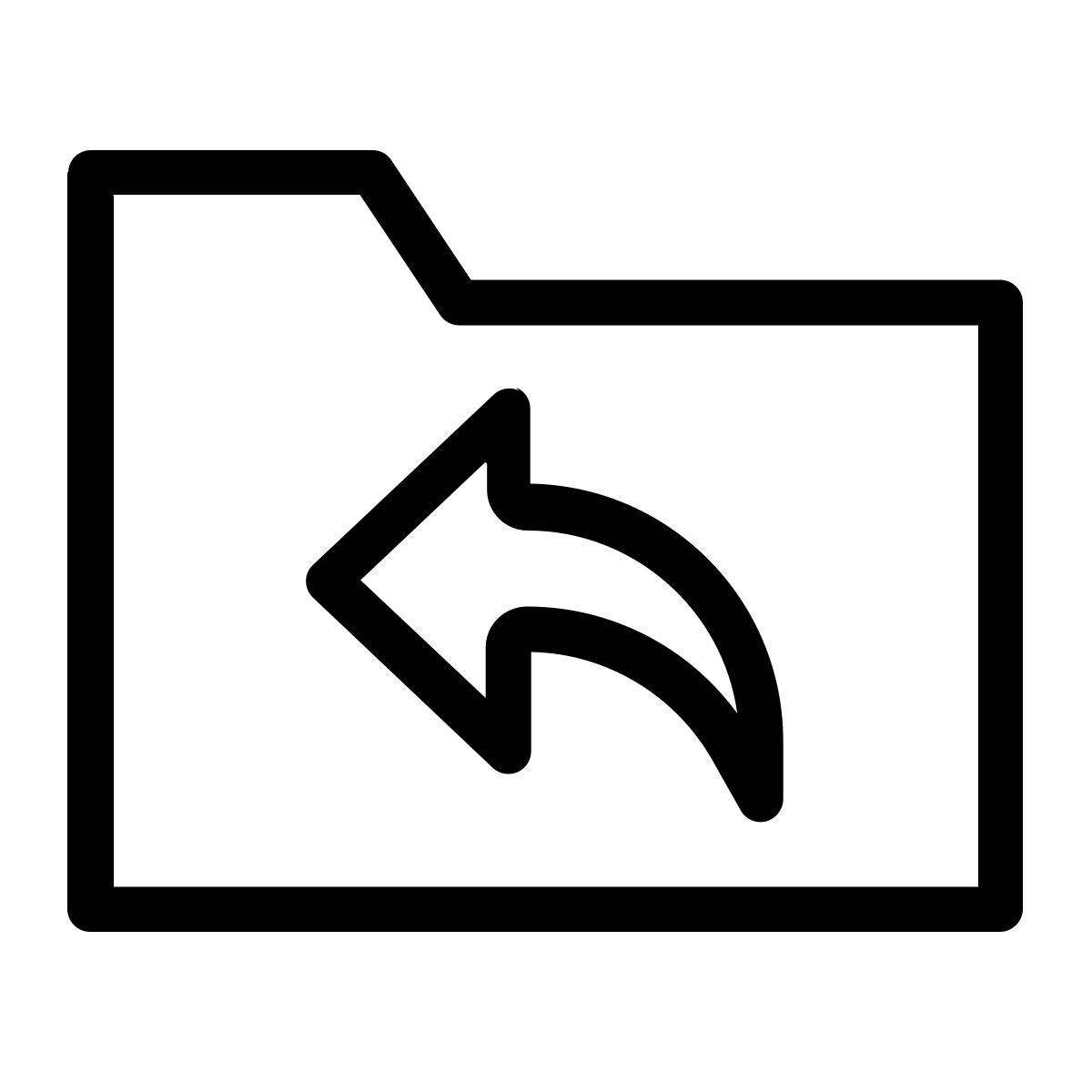 previous folder icon