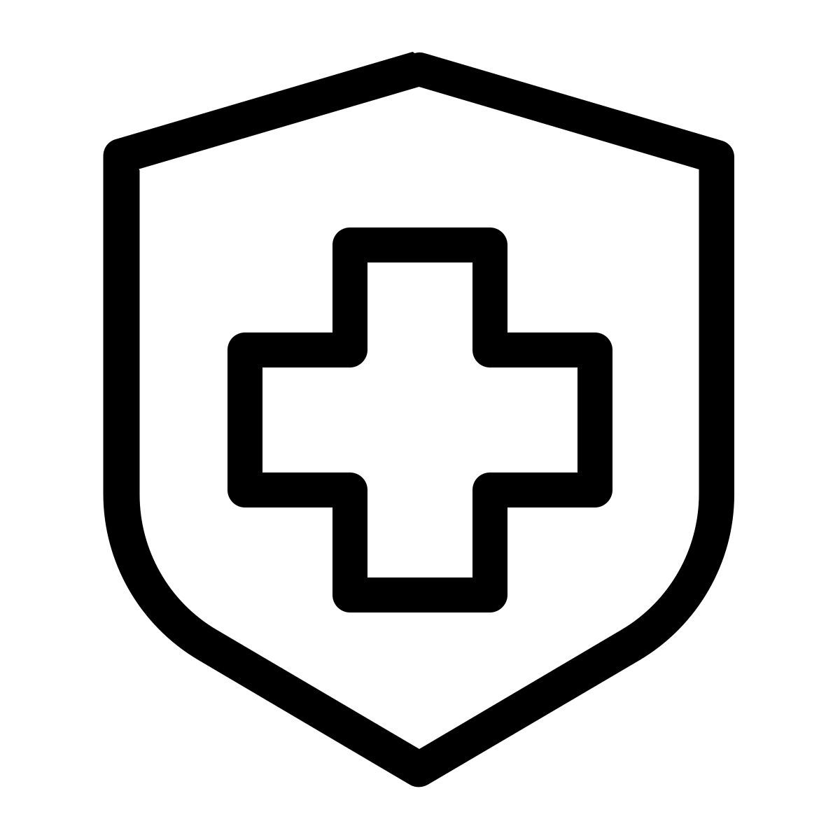 red cross shield icon