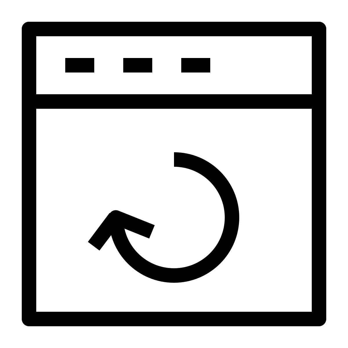 refresh website icon