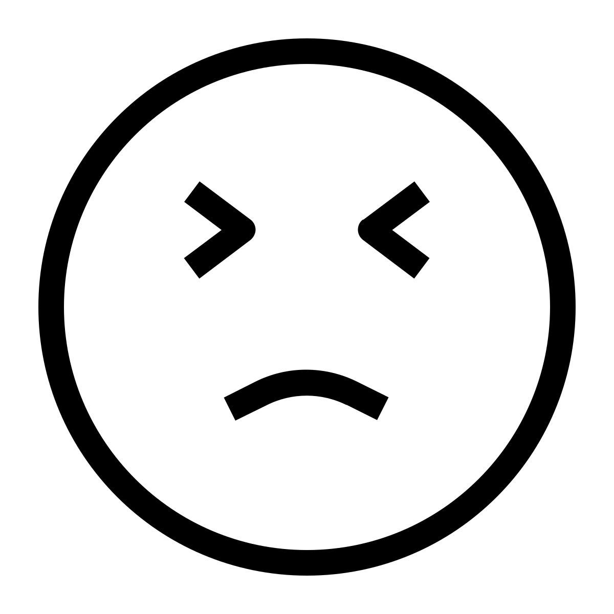 sad squint icon