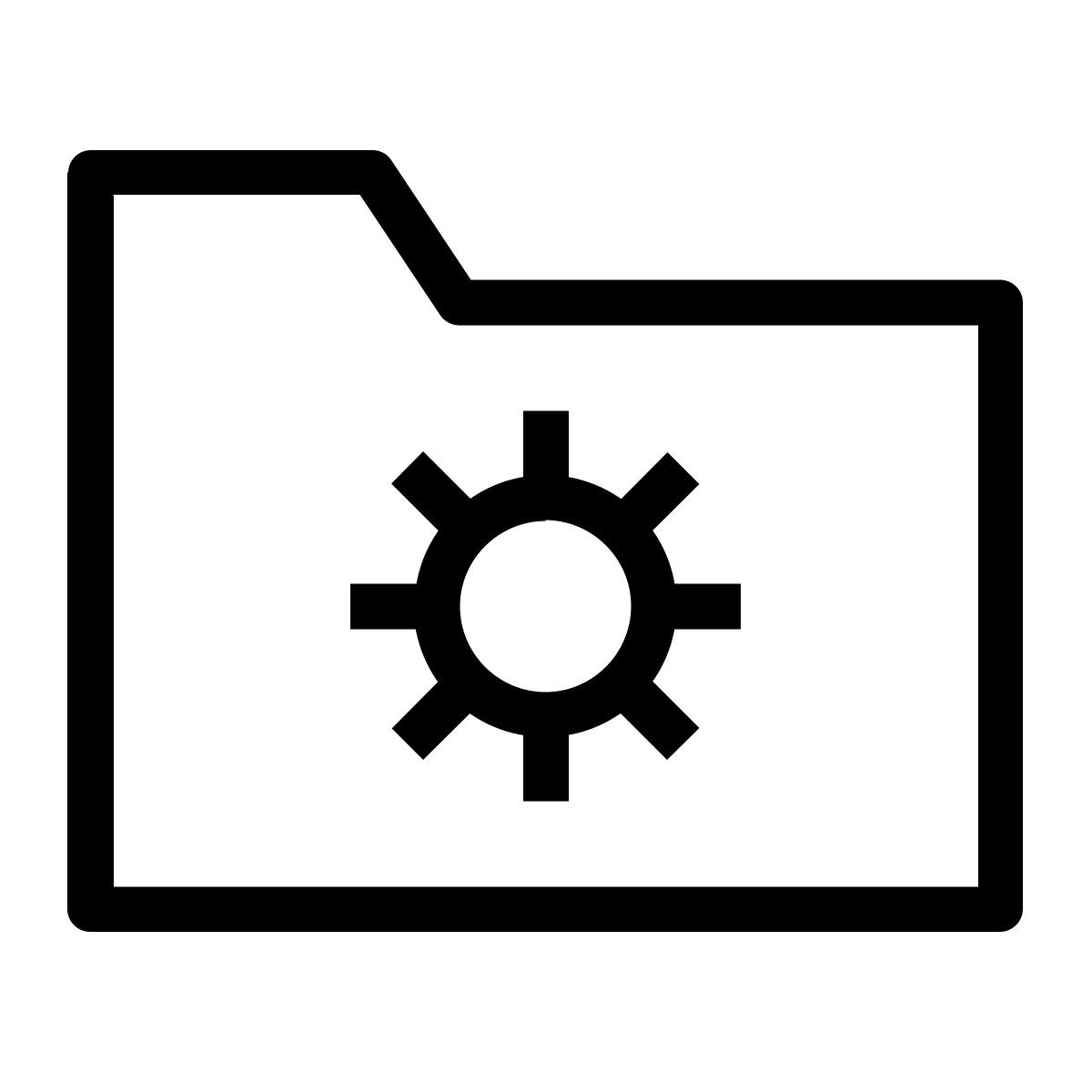setting folder icon