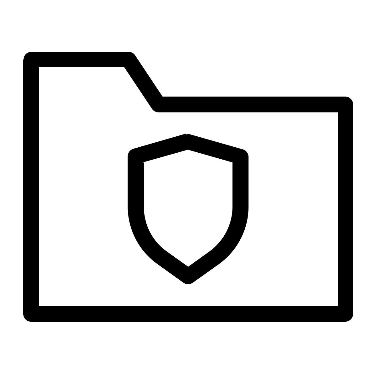 dossier de protection icon