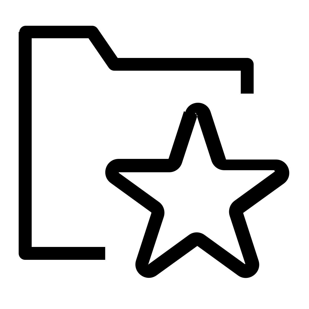 star folder icon