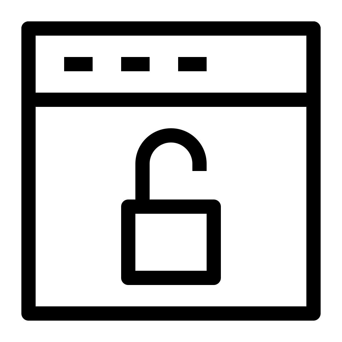 unlocked website icon