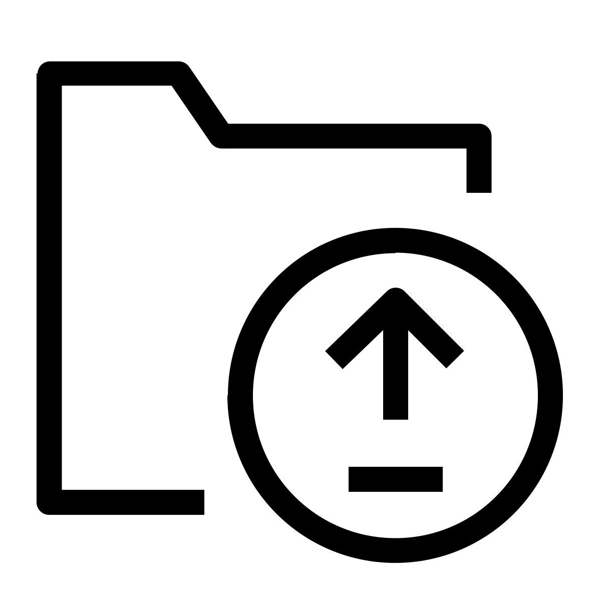 carregar pasta icon